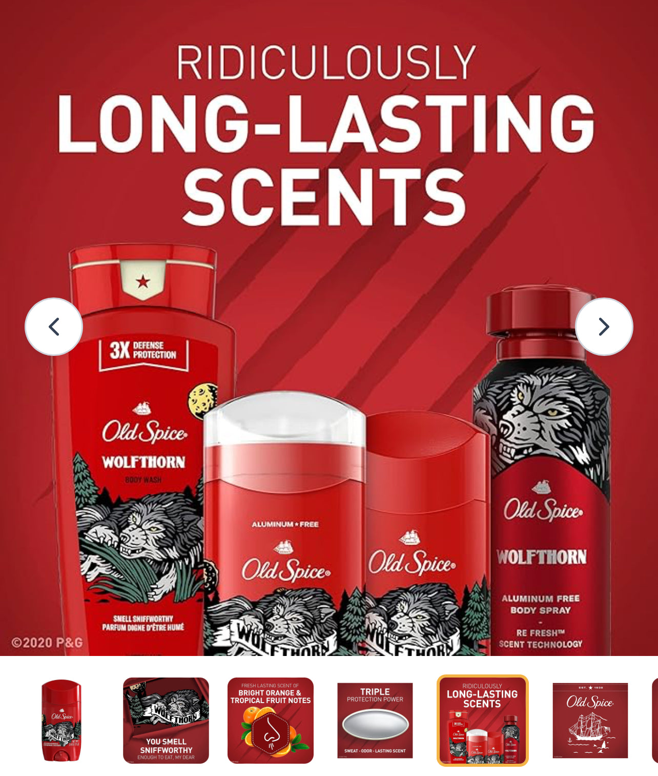 Old Spice Wild Collection Invisible Solid Antiperspirant Deodorant, Wolfthorn, 2.6 Ounce