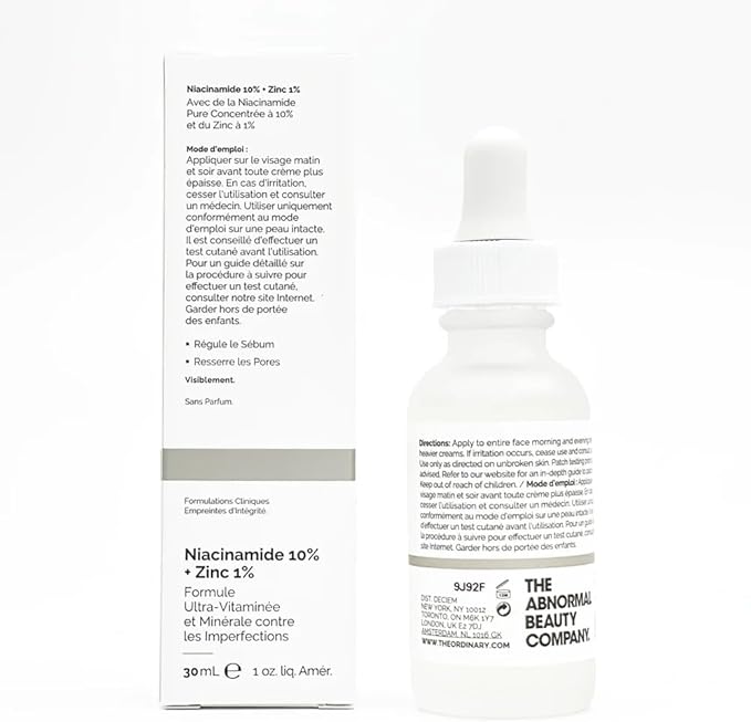 The Ordinary Niacinamide 10% and Zinc 1%