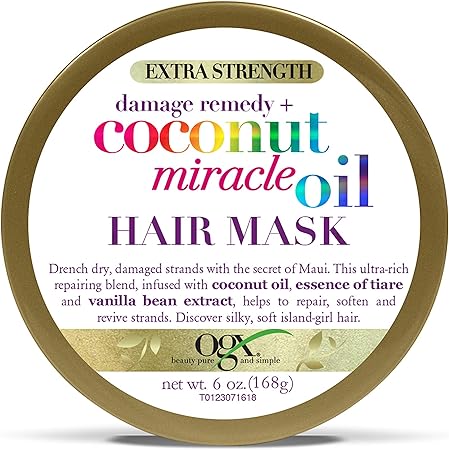 Ogx Extra Strength Damage Remedy + Coconut Miracle Oil Hair Mask, 138g