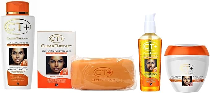 CT+ Clear Therapy Extra Lightening Skin Cream & Lotion & Soap  & Serum