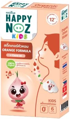 Happy Noz PM 2.5 Organic Onion Sticker Detox (Clove Oil)