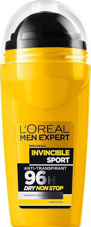 L'Oréal Men Expert Invincible Sport Deodorant Ball 50 ml - Pack of 3