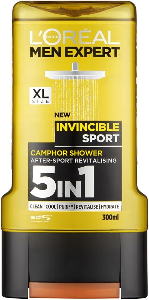 LOREAL Men Shower Gel Invincible Sport, 300 ml