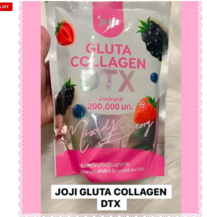 Joji Gluta Collagen Dtx Plus Mixed Berry 0% Sugar For Brighten Skin