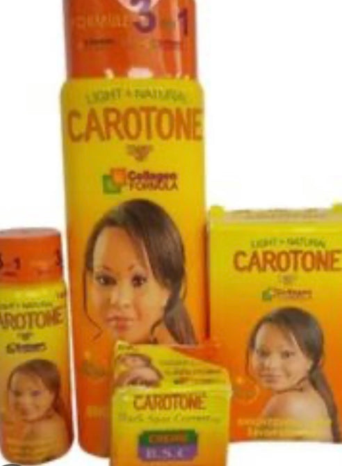 Carotone skin combo set of 3, lotion 500 ml+ soap + oil
