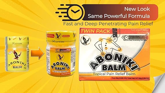 Aboniki Balm  – Powerful Topical Analgesic for Sore Muscles and Joints ,1 Pack