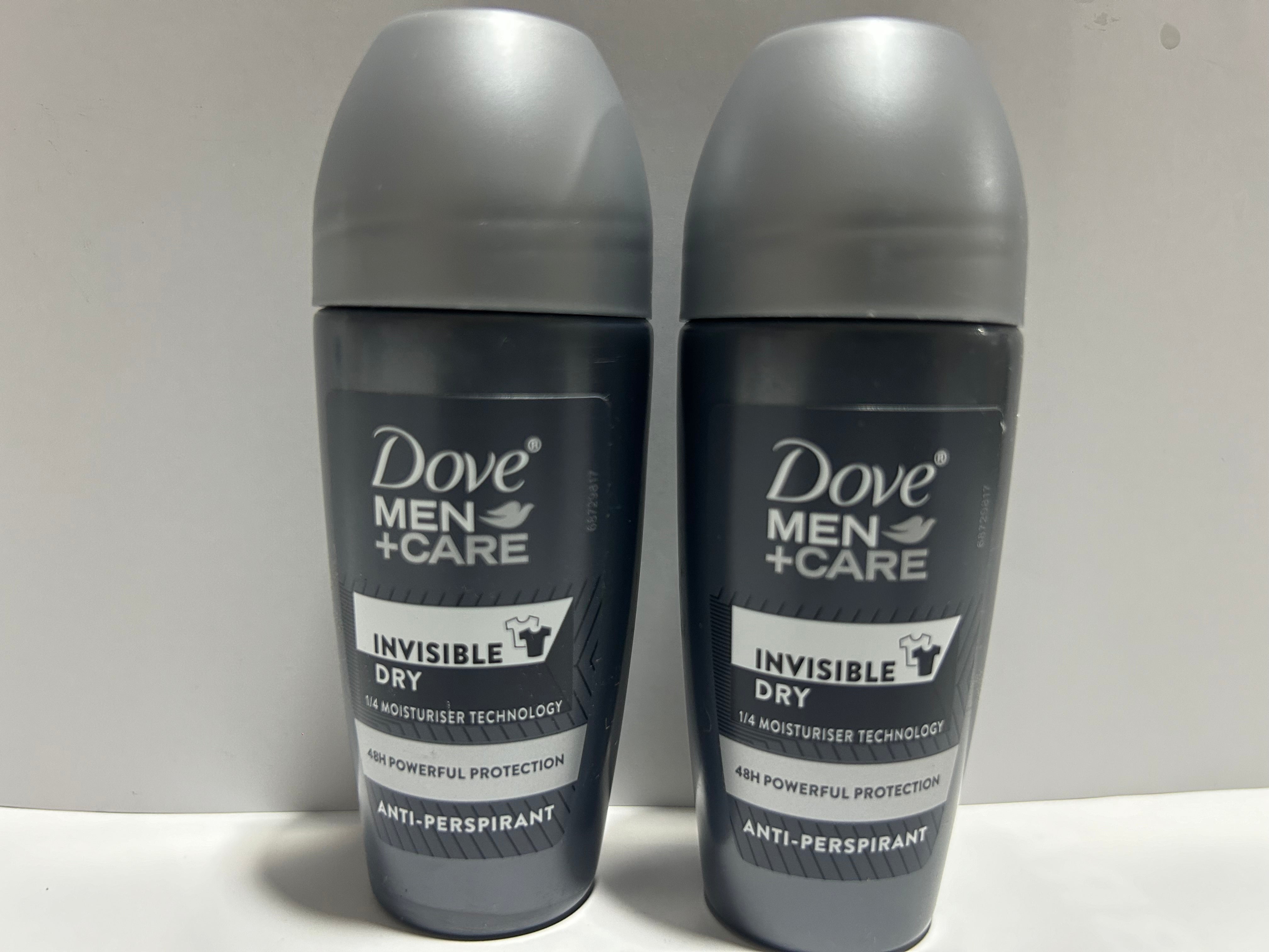 Dove Men invisible dry Roll-On Deodorant (2x 50 ml) by Dove