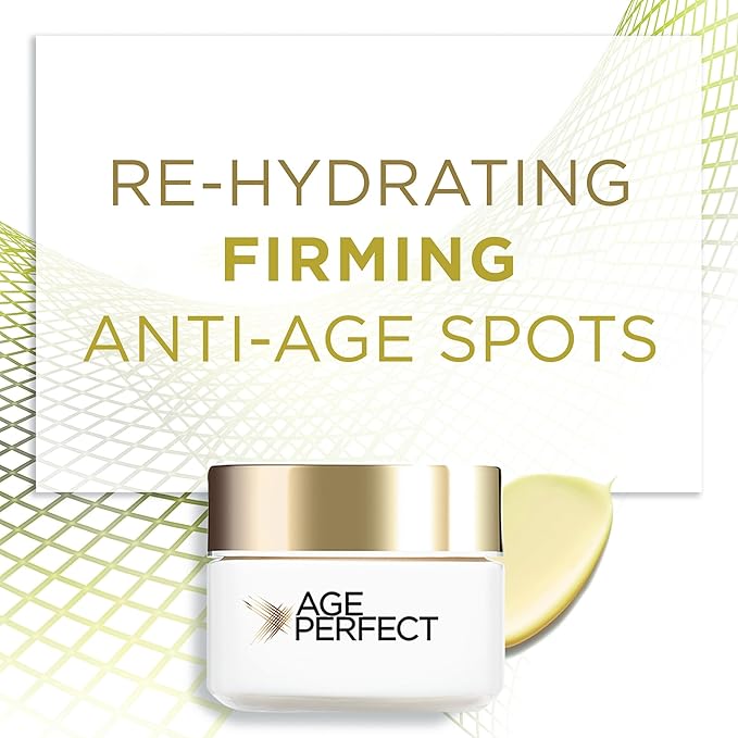 L'Oreal Paris Age Perfect Rehydrating Anti Ageing Day Cream, Face Cream for Mature Skin 50 ml