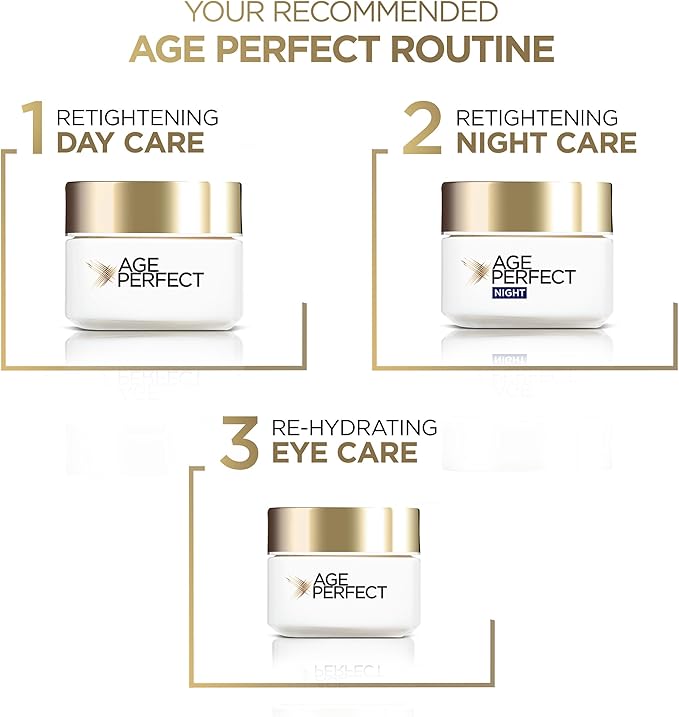 L'Oreal Paris Age Perfect Rehydrating Anti Ageing Day Cream, Face Cream for Mature Skin 50 ml