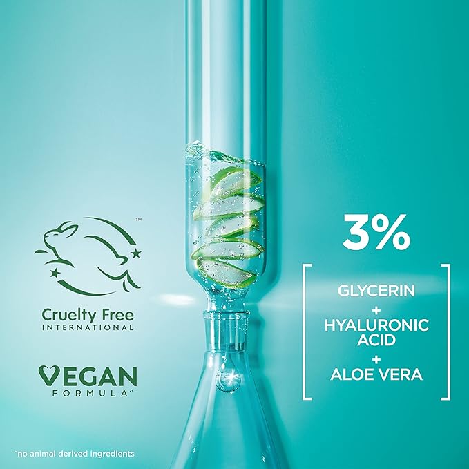 Garnier SkinActive Hyaluronic Aloe Super Serum, Replumps & Hydrates Skin Up to 10 Layers Deep, With 3% Hyaluronic Acid Aloe Vera & Glycerin, 30ml