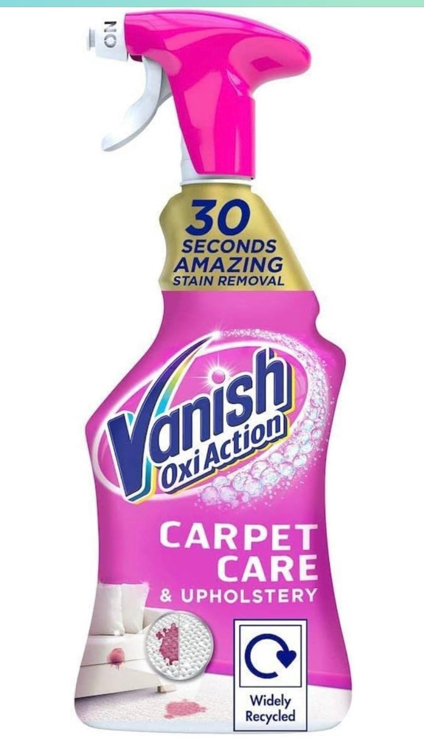 Vanish Oxi Action Gold Powerspray Carpet & Upholstery Stain Remover, 500ml