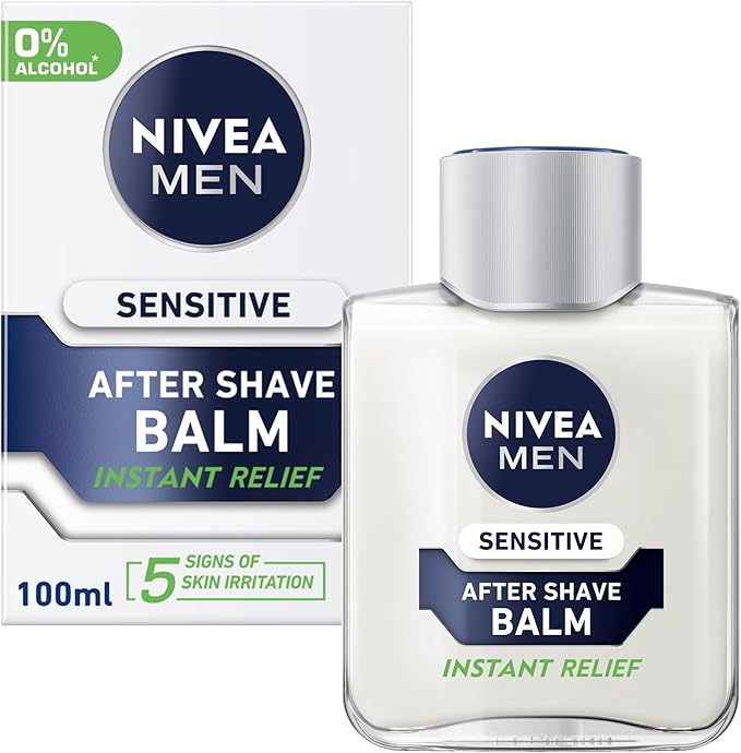 NIVEA MEN After Shave Balm, Sensitive Chamomile & Hamamelis, 100ml