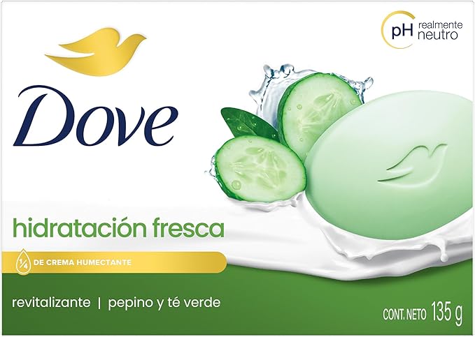 Dove Go Fresh Fresh Touch Cucumber & Green Tea Scent, 135g Bar Soap (6 PACK)