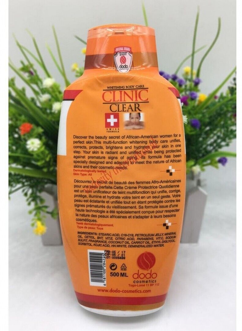 Clear Skin Original 500ml Rejuvenating Moisturizing Body Lotion