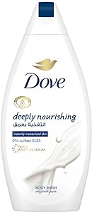 DOVE Deeply Nourishing Body Wash, for instant moisturising, Original, with no Sulfates or Parabens, 500ml