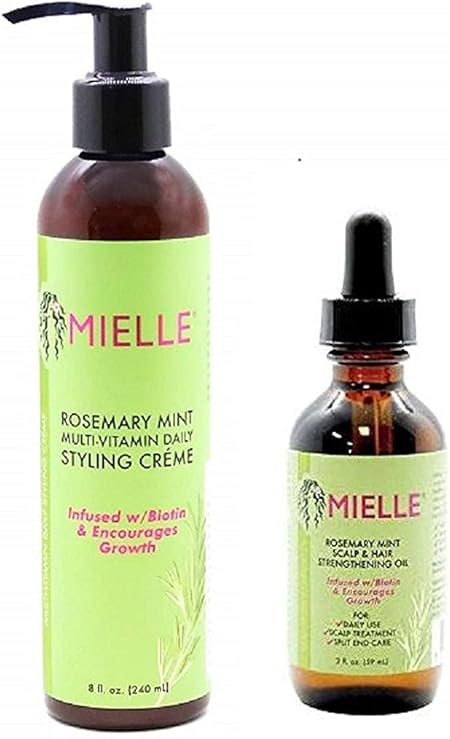 Mielle Organics  Rosemary Mint Combo (Cream & Oil)