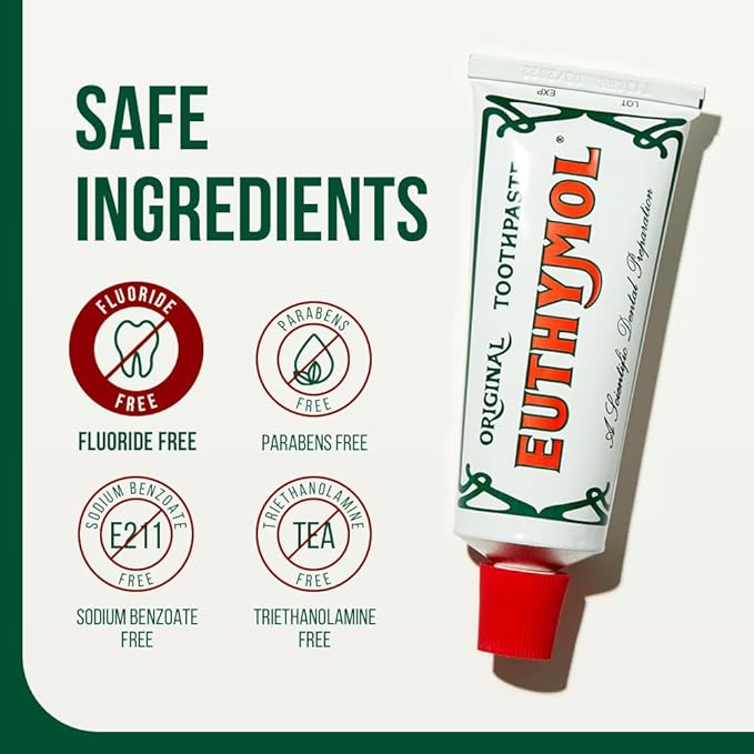 Euthymol Original Toothpaste 75 ml X pack of 2