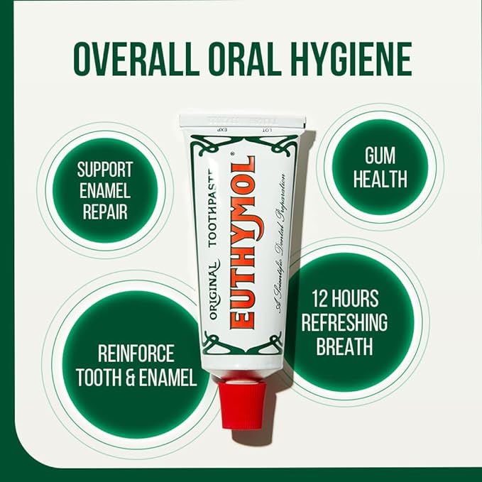 Euthymol original toothpaste 75ml X Pack of 3