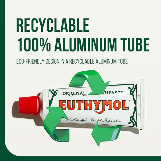 Euthymol original toothpaste 75ml X Pack of 3