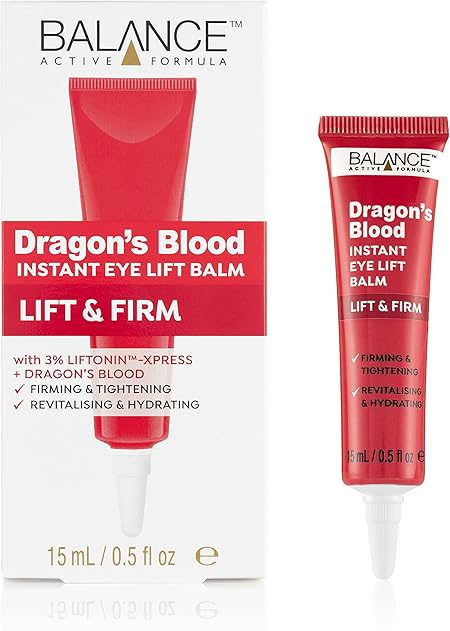 Balance Active Formula Dragons Blood Instant Eye Lift Balm (15ml) - Firming & tightening. Revitalising & Hydrating.