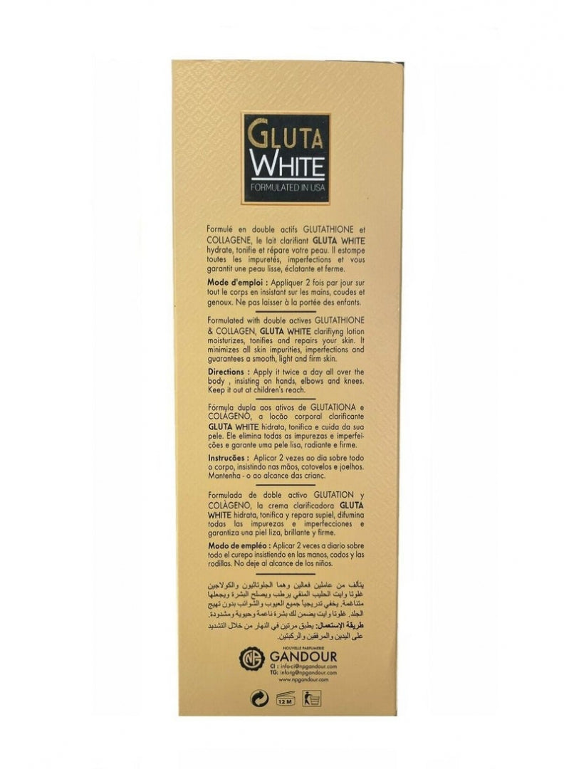 Gluta White Glutathione and Collagen Whitening Body Lotion - 500 ml