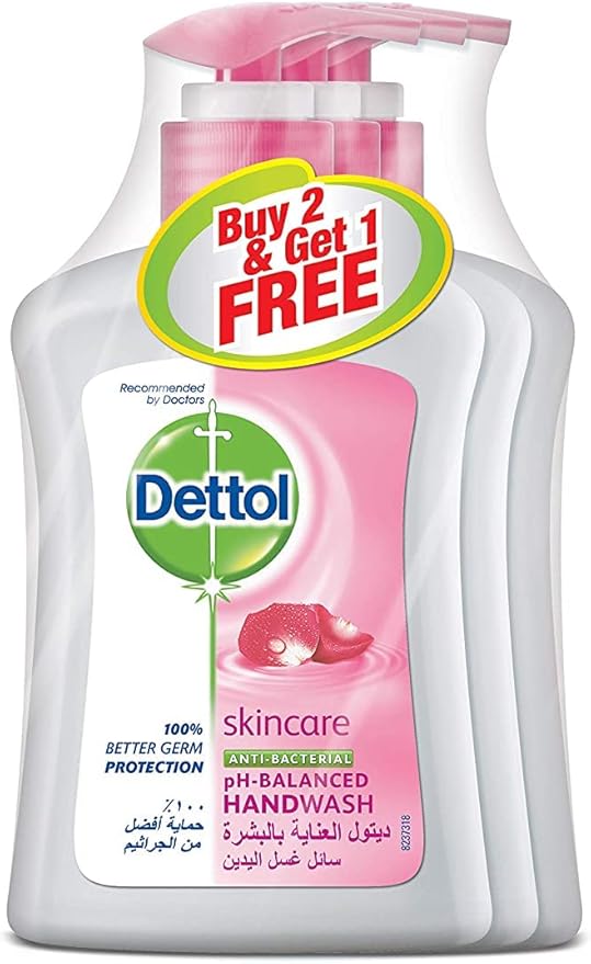 Dettol Skincare Handwash - Pack of 3 Pieces (3 x 200 ml)