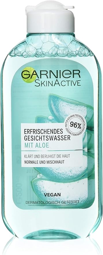 Garnier Skin Active Facial Toner with Aloe Extract Normal and Combination  200 ml