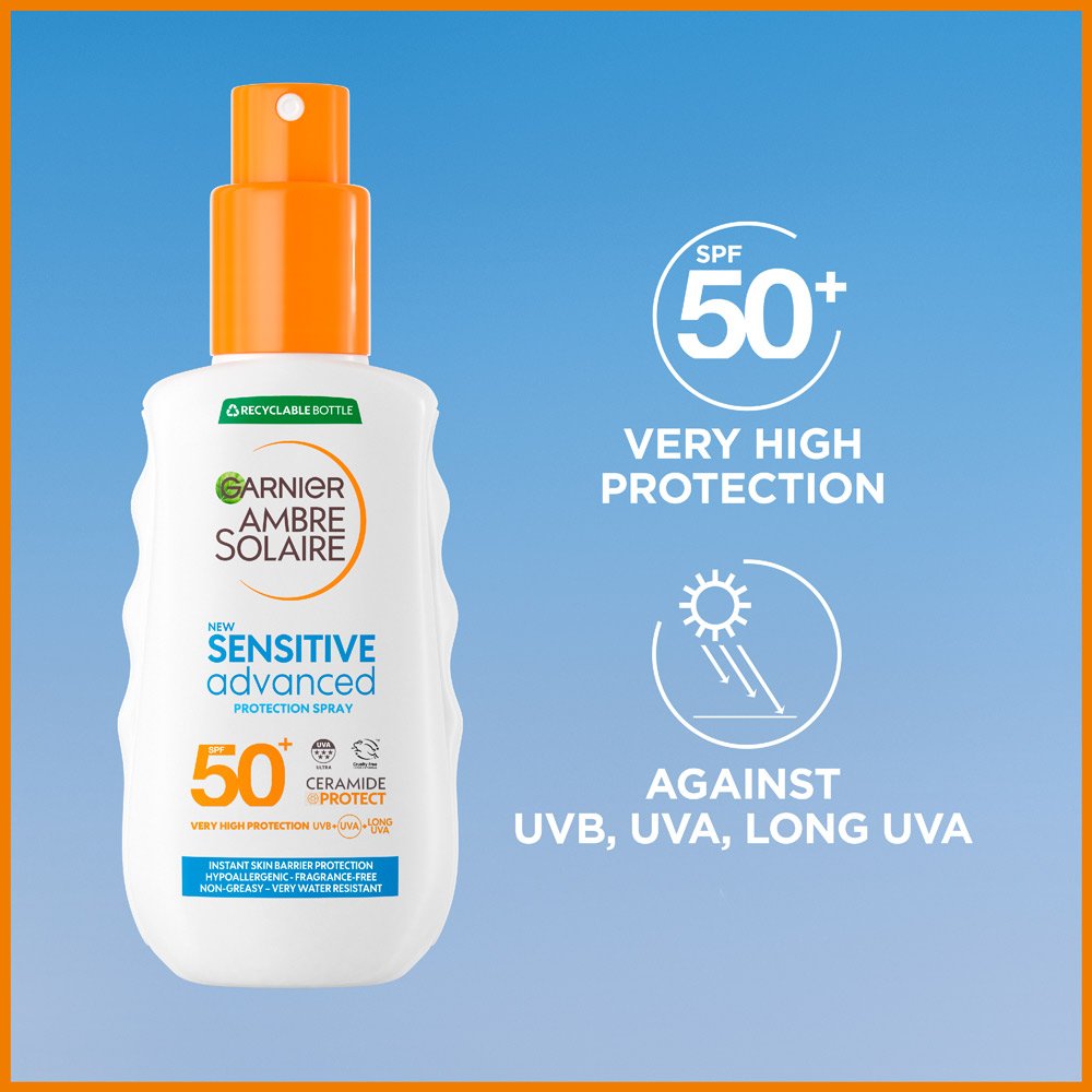 Garnier Ambre Solaire SPF 50+ Sensitive Advanced Sun Spray