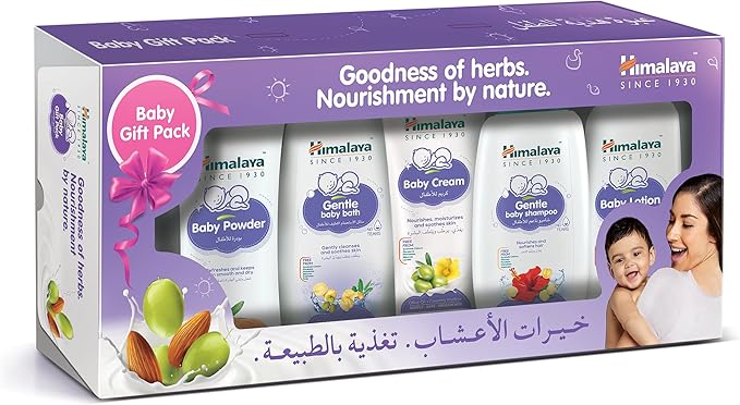 Himalaya Since 1930 Himalaya Herbals- Baby Care Gift Pack | Free from Synthetic Colors, Parabens, Phthalates & Sulphates