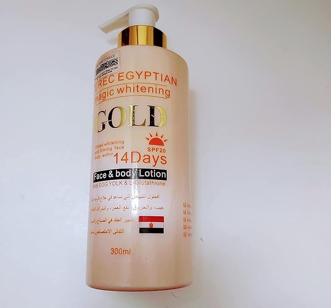 Pure Egyptian Magic Whitening Gold Lotion - 14 Days with Glutathione 300ml