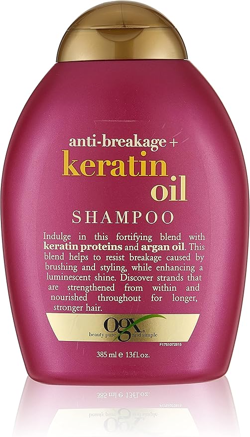 OGX Anti-breakage Keratin Oil Shampoo & Conditioner ,385ML X 2 set