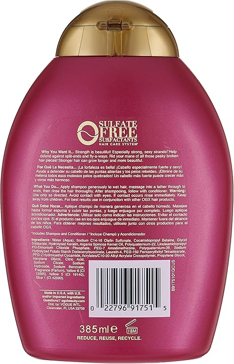 Ogx Anti-Breakage Keratin Oil Shampoo,385ML