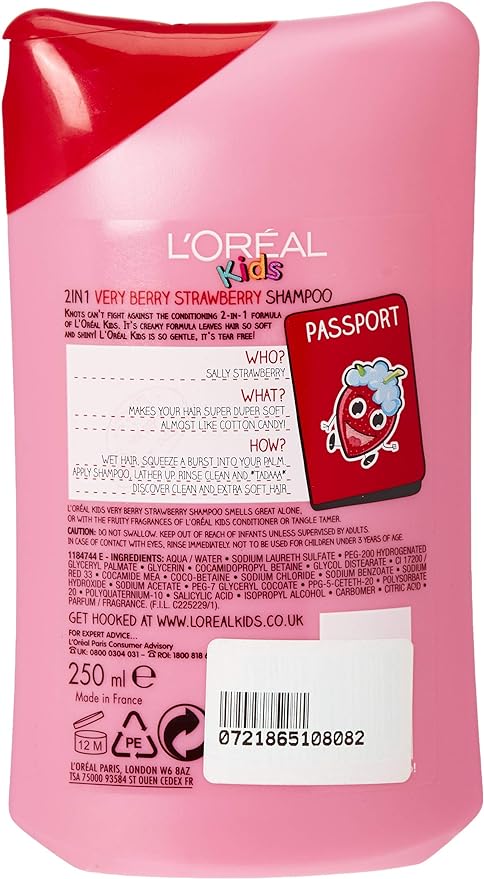 Loreal Shampoo for Kids Strawberry 250ml