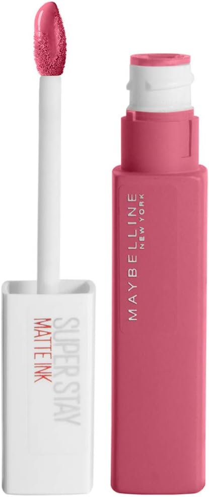 Maybelline, New York Super Stay Matte Ink Pink Lipstick, 125 Inspirer, 5 ml