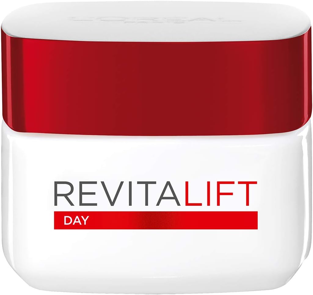 L'Oreal Paris Revitalift Moisturizing Day Cream with Pro-retinol & Fibrelastyl - Anti-Wrinkle + Enhanced Elasticity, 50ML