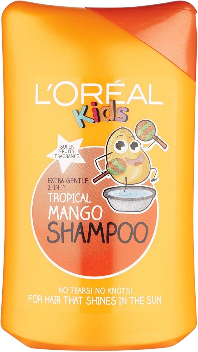 L’Oréal Paris , Kids Extra Gentle 2in1 Tropical Shampoo 250ml, Mango