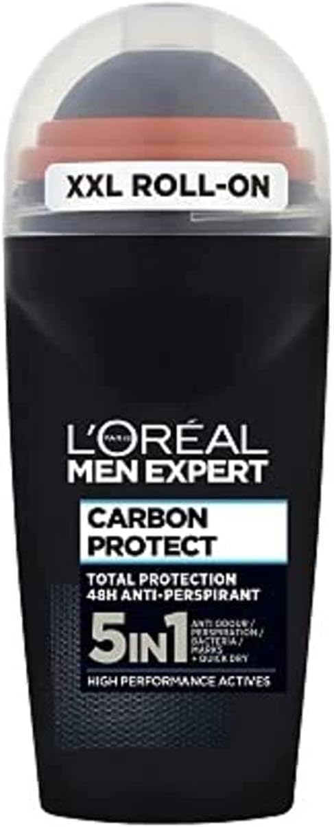 L’Oréal Paris M.Expert Deo L'Oreal Men Expert Carbon Protect 48H Anti-Perspirant Roll-On Deodorant, 50ml