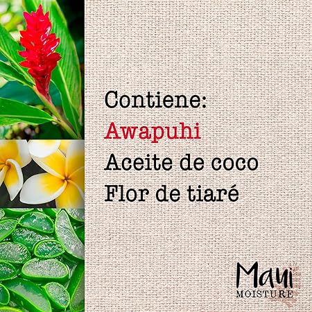 Maui Moisture Shine + Awapuhi Moisturizing Vegan Conditioner with Oils for Shiny Hair Silicone & Sulfate Free Surfactant Aloe Conditioner to Hydrate Detangle Hair, Coconut, 13 Fl Oz