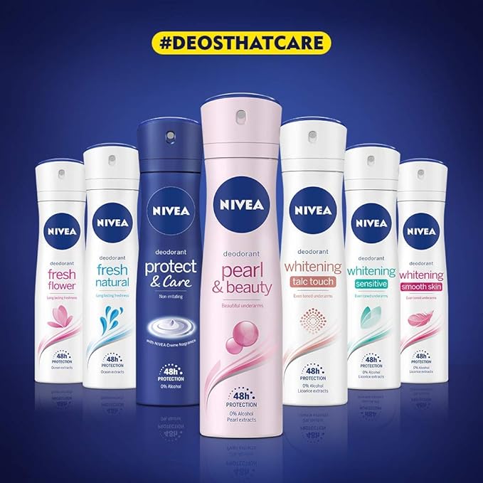 NIVEA Fresh Natural Deodorant For Women, 150ml (Pack of 3)