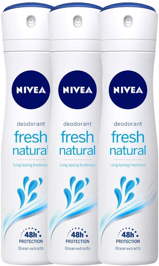 NIVEA Fresh Natural Deodorant For Women, 150ml (Pack of 3)