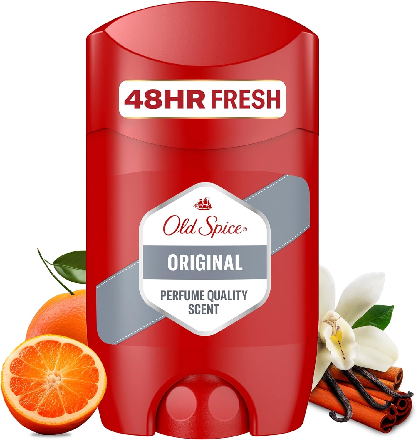 Old Spice Original Deodorant Stick Deodorant Stick Without Aluminium for Men Men Deodorant with Long-Lasting Fragrance, 50 ml