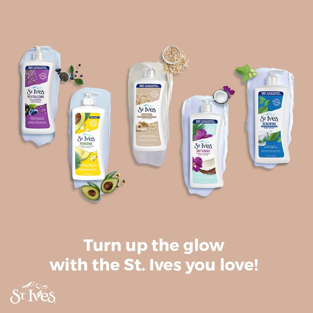 St. Ives Soothing Oatmeal & Shea Butter Body Lotion, 621 ml