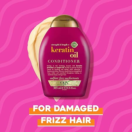 OGX Conditioner Anti-Breakage+ Keratin Oil, 385Ml