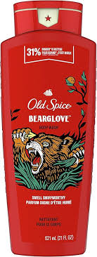 Old Spice Body Wash for Men, 24/7 Shower Clean, Bearglove, 24 oz