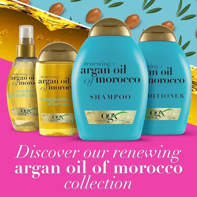 OGX, Shampoo, Renewing+ Argan Oil of Morocco, 385ml