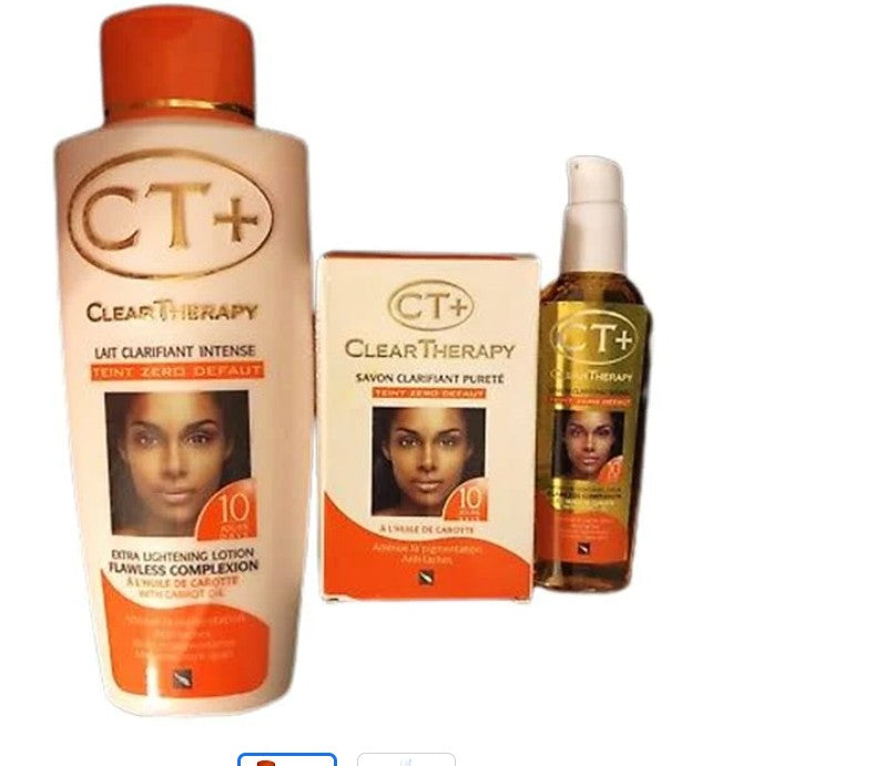 CT+ Clear Therapy Lotion 250ml + 1 Soap+ Serum