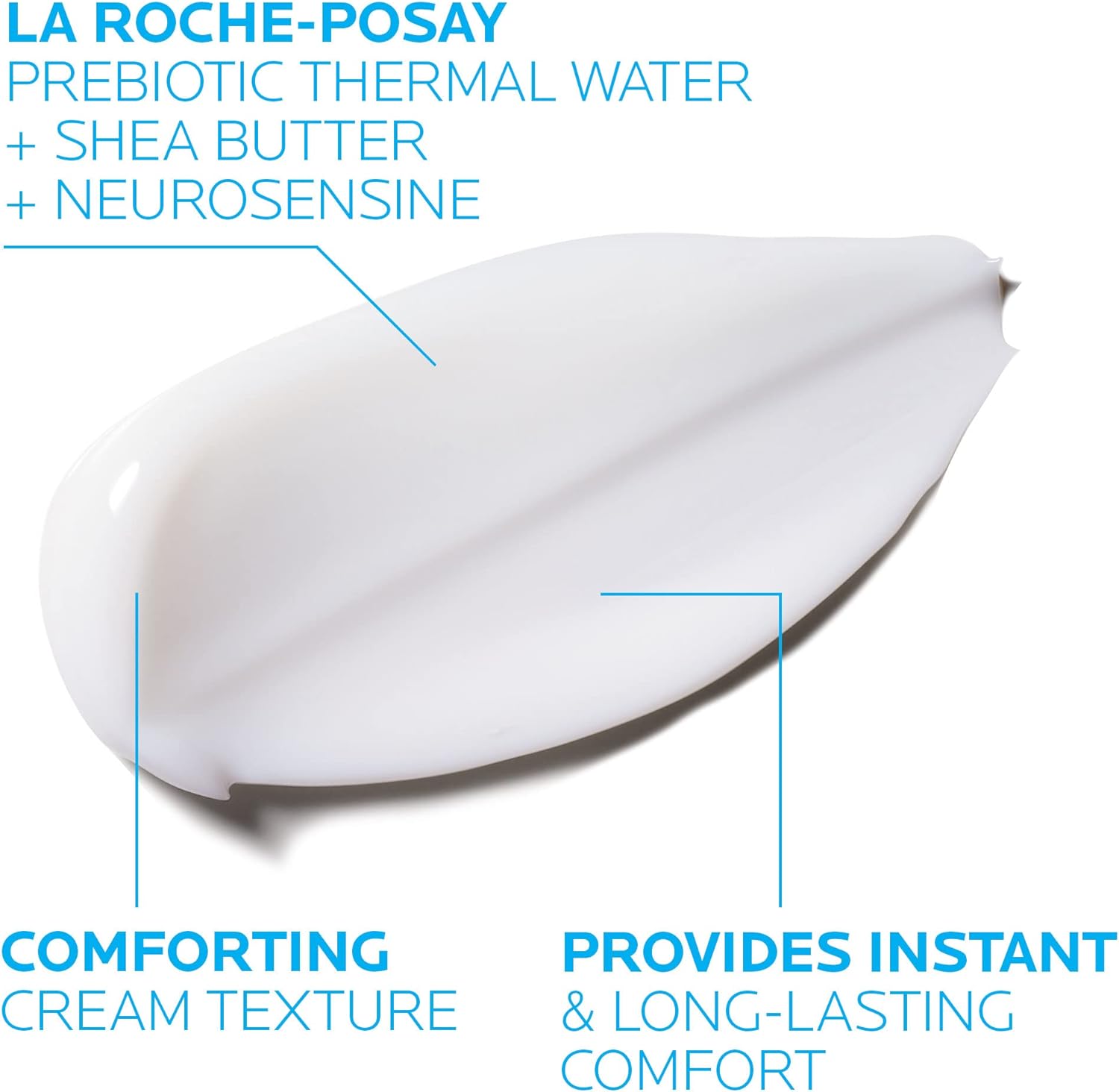 La Roche-Posay Toleriane Ultra Sensitive Skin Face Moisturizer Intense Soothing Care, Allergy Tested, 40ml