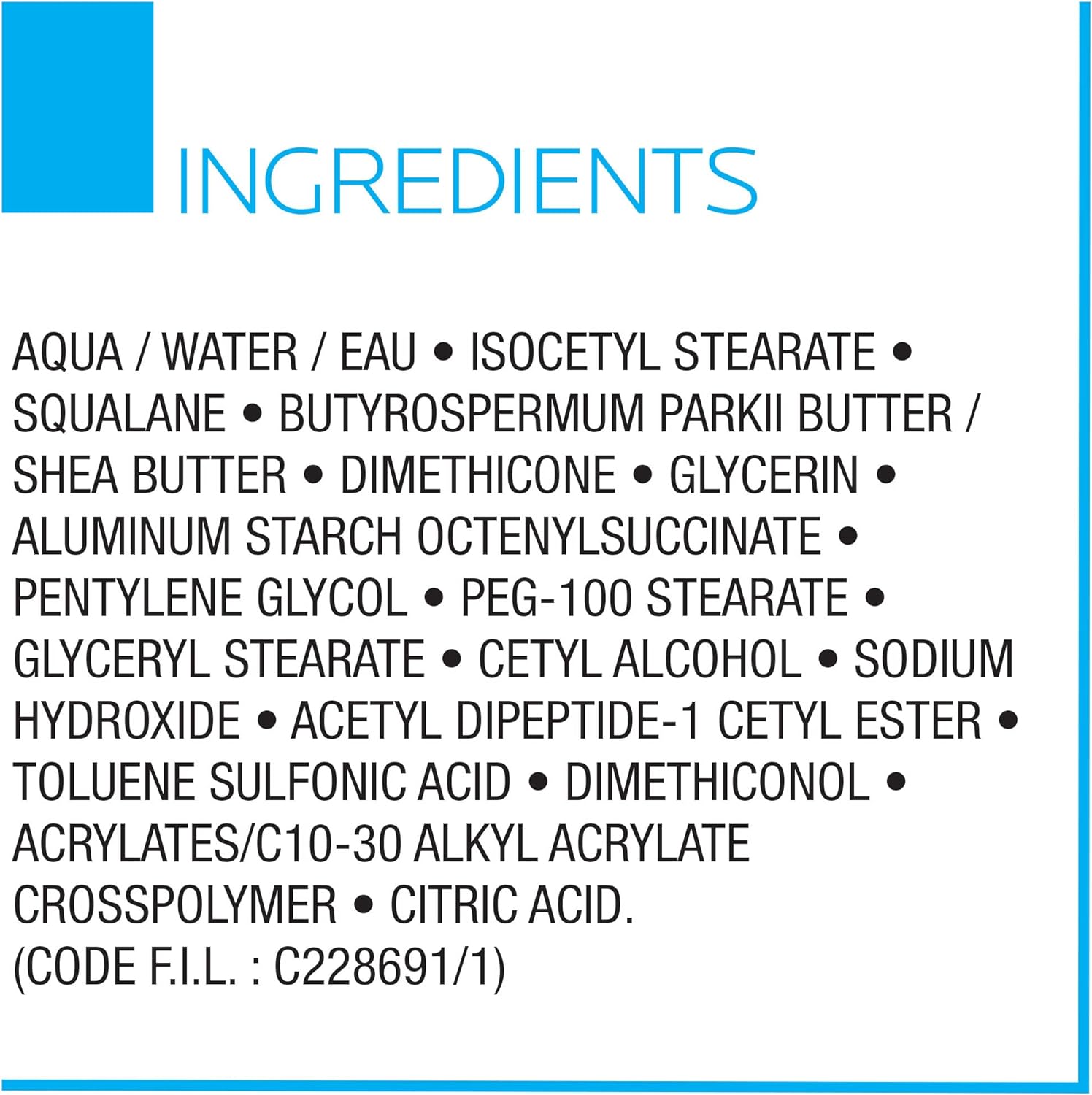 La Roche-Posay Toleriane Ultra Sensitive Skin Face Moisturizer Intense Soothing Care, Allergy Tested, 40ml