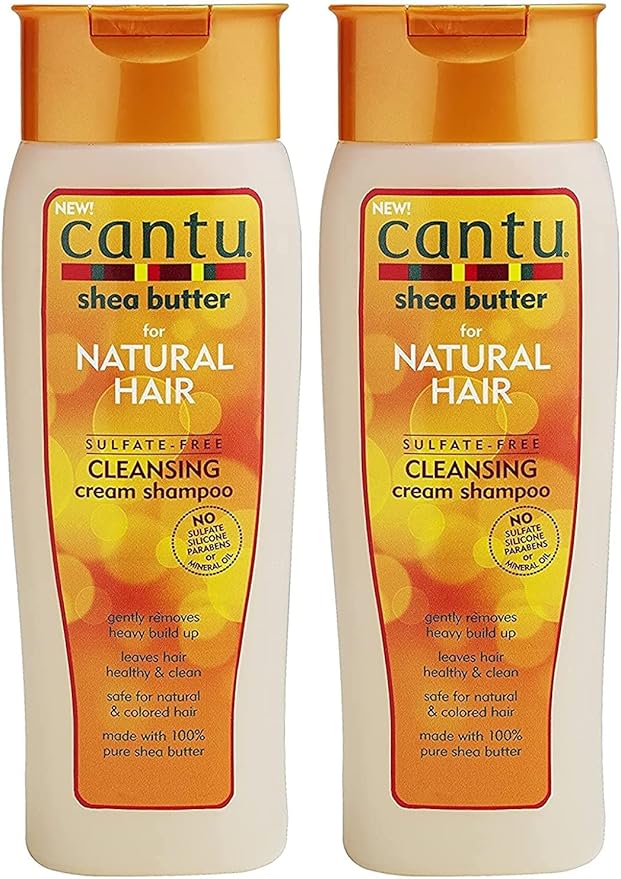 Cantu Sulfate-Free Cleansing Cream Shampoo ,400ML X pack of2