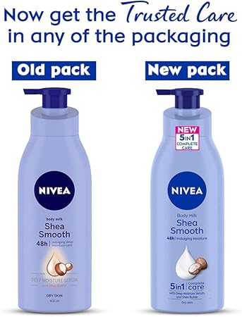 NIVEA Body Milk, Shea Smooth, 400ml